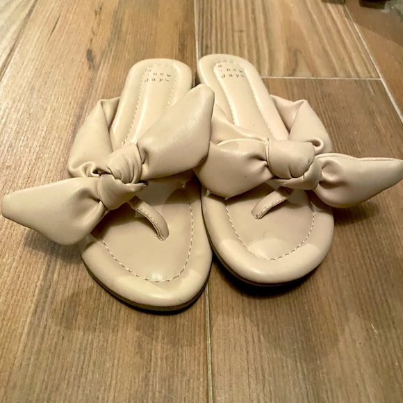 A New Day Sandal in Nude - Picture 1 of 3